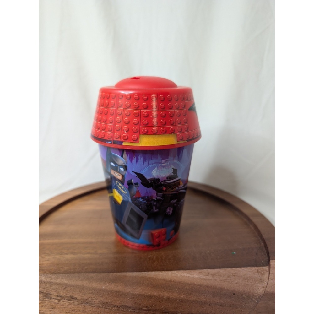 LEGO Batman Movie Batman Cup McDonalds 2017 With Lid‎ Red